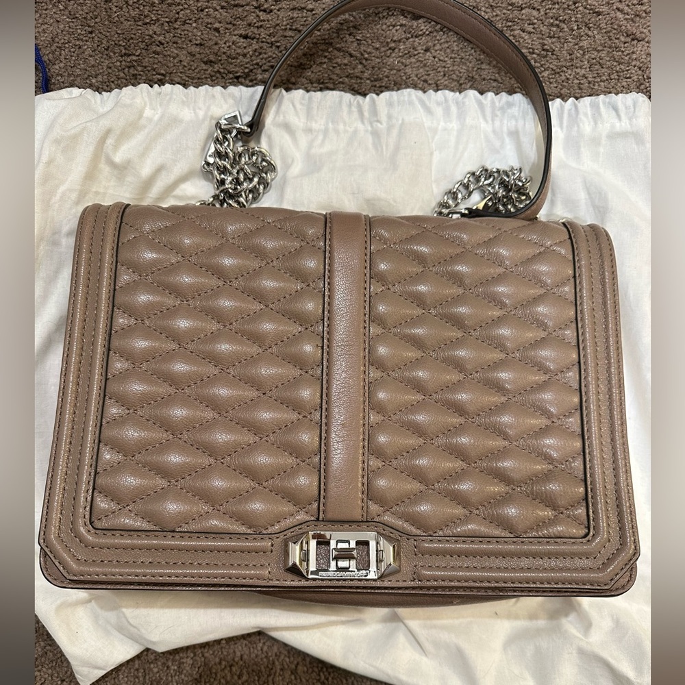 Rebecca Minkoff Quilted Shoulder Bag - Brown